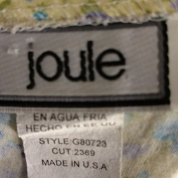 Vintage Cotton Mini Dress Yellow Floral Red Trim - Picture 6 of 8